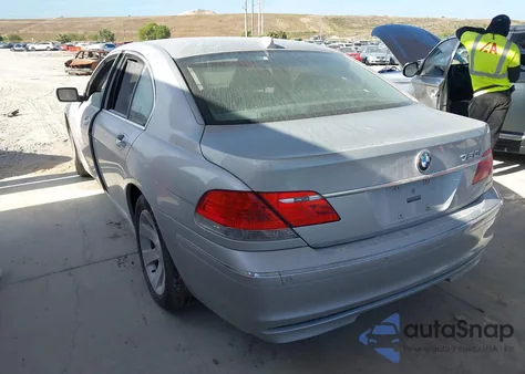 2006 BMW 750I из США, поврежденный, VIN WBAHL83516DT04002